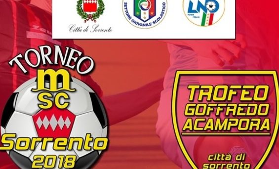 SORRENTO – IL 28 MARZO AL VIA IL TORNEO “MSC SORRENTO 2018 – TROFEO GOFFREDO ACAMPORA