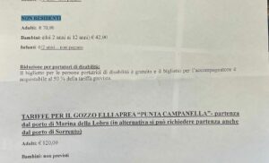 AREA MARINA PROTETTA PUNTA CAMPANELLA: I CITTADINI SORRENTINI FUORI DAGLI SCONTI PER I TOUR VIA MARE