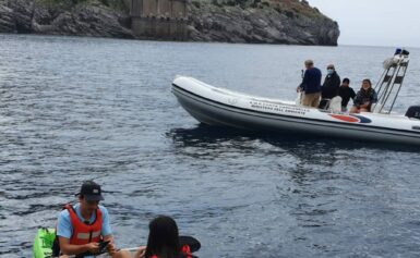 MARINA DI SEIANO: RUBATO E RITROVATO SPOGLIO DI TUTTO IL GOMMONE DELL’AREA MARINA PROTETTA