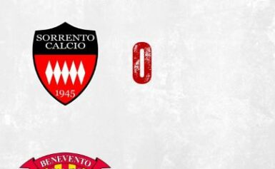 CAMPIONATO DI SERIE C GIRONE C: IL BENEVENTO SUPERA IL SORRENTO PER 3-0