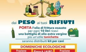 SORRENTO; DA DOMENICA 20 OTTOBRE RITORNA L’ISOLA ECOLOGICA