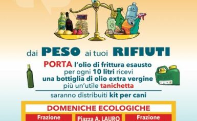 SORRENTO: DA DOMENICA 17 NOVEMBRE TORNA L’ISOLA ECOLOGICA