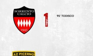 CAMPIONATO DI SERIE C, GIRONE C. IL SORRENTO AGGUANTA IL PAREGGIO IN CASA DEL PICERNO 1-1L