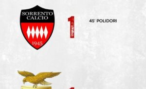 CAMPIONATO DI CALCIO DI SERIE C, GIRONE C: SORRENTO-CASERTANA 1-1