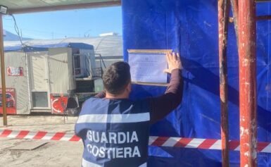 SEQUESTRATO DALLA GUARDIA COSTIERA AUTOLAVAGGIO A SANT’ANTONIO ABATE