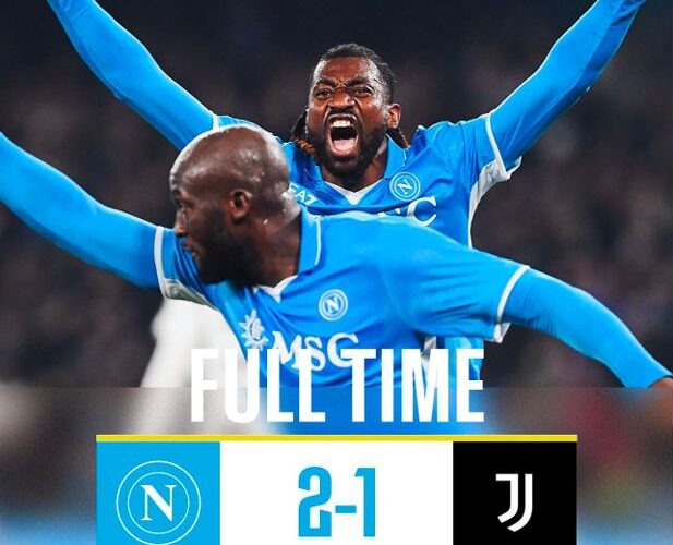 CAMPIONATO DI CALCIO DI SERIE A. IL NAPOLI SUPERA LA JUVENTUS 2-1 AL MARADONA